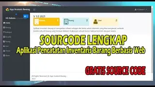 Aplikasi Pencatatan Inventaris Barang Berbasis Web - Free Source Code