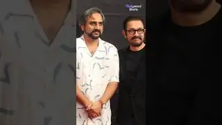Aamir Khan with his director R.S Prasanna for promotion of their film #sitaarezameenpar #shortsfeed