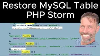 MySQL Table Restore: A Step-by-Step Guide Using PHPStorm