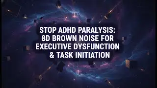 STOP ADHD Paralysis: 8D Brown Noise for Executive Dysfunction & Task Initiation