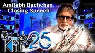 KIFF 25 || ClosingCeremony2019 || Amitabhbachchan || Speech || CreativeVideo