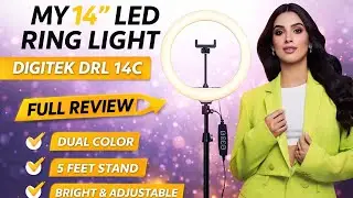 Best Budget ring light for YouTube reel | For content creators | Digitek Ring Light Review | 
