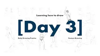 Day 3 Learning how to draw | Daily Gesture Drawing #DrawingPractice #learninghowtodraw