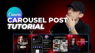 How to Create INSTAGRAM CAROUSEL posts with Canva | Step-by-Step Tutorial (EXPORTING INCLUDED)