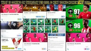 what is coming on thursday in pes 2021 | next potw pack in pes 2021 | next iconic moment pes 2021