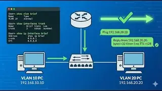 VLAN Configuration on Single Switch 🔥 2 VLANs Complete Working Lab | CCNA