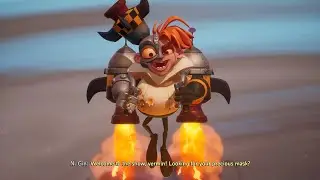 Crash Bandicoot 4: pt1 we beat n.gen and got a mask with anxiety