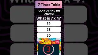 7 Times Tables Unleashed: The Ultimate Math Adventure! #7timestables