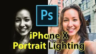 How to create iPhone X Portrait Lighting effect in Photoshop CC