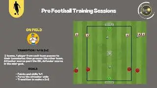 PRO FOOTBALL TRAINING SESSION I TRANSITION 1v1&2v2#videos#football#soccer#futbol#sportfitnesstl