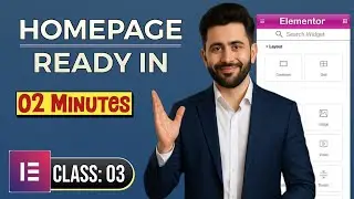 How to Setup Homepage in WordPress - WordPress Elementor Homepage