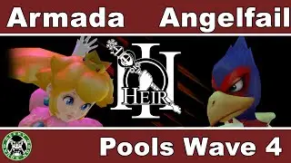 Heir 3 - [A]rmada (Peach) Vs. Angelfail (Falco) - Pools Wave D - Melee Singles