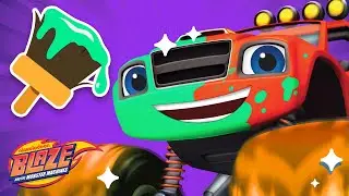 Makeover Machines #25 w/ Subway Train Blaze! 🚧 | Games for Kids | Blaze and the Monster Machines