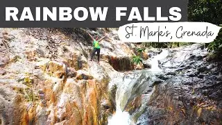 I Hiked to a Rainbow Coloured Waterfall! | Rainbow Falls, St. Mark, Grenada