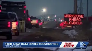 Port Washington data center construction