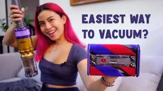 Dyson Omni-Glide+ unboxing & vacuum test!