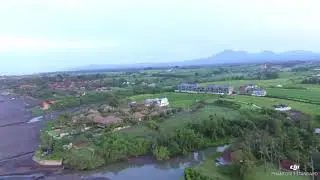 バリ島エコビーチの上空から
