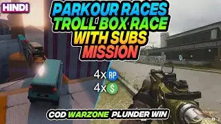 GTA 5 Online [Hindi] parkour races, troll box 4X RP $ events and Cod Warzone season 3 plunder.