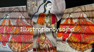 fashion illustration || illustration || easy fashion illustration ||  illustration for beginners ||
