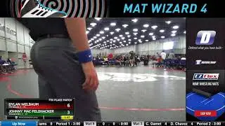 Mat 6 170 Dylan Welbaum Michigan 2 Vs Johnny Mac Feldhacker Tennessee 2