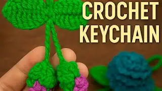 Easy Crochet Flower Ball Keychain | Beautiful Gift idea 