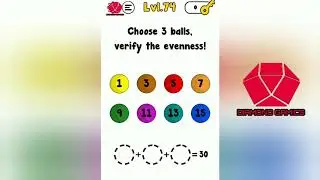 Trick me Level 74 choose 3 balls verify the evenness