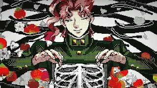 【うごメモ】花京院で乙女解剖【手描きジョジョ】