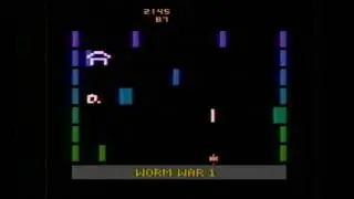Classic Game Room - WORM WAR 1 for Atari 2600 review