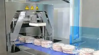 ValTara Sleek i65 inverted wrapper packaging frozen burgers in 2 x 4 format