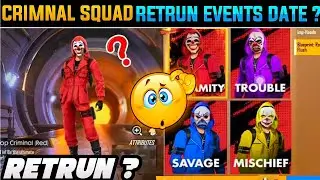 Criminal Bundle Return In Free Fire 2022 Confirmed Date ? #shorts #short