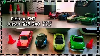 🏁Fun Driving With Diatone SNT JustAir Q25-240/🚙Micro Car RC 1/100