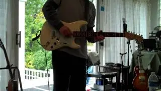 Random Johnson Jr and Keeley Boss Blues Driver pedal