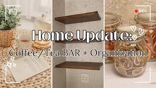 HOME UPDATE: DIY HOME COFFEE & TEA STATION + KITCHEN ORGANIZATION | MRP Home HAUL | SA Youtuber