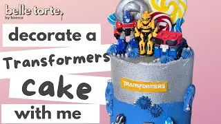Decorate a TRANSFORMERS cake with me