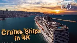 Cruise Ships in 4k