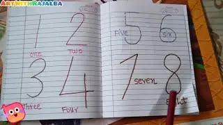 1 to 10 trace the numbers| 1to10 number |12345 counting for Kids| 12345678910|Ginti 1to10 tak 