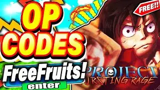 ALL NEW *FREE FRUITS* SECRET UPDATE CODES in PROJECT BURSTING RAGE CODES! (ROBLOX)