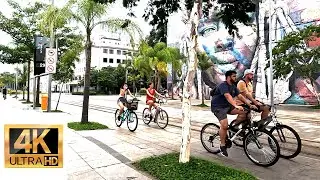 Morning Walk in Bin&aacute;rio do Porto , Rio de Janeiro, Brazil - Street and Nature Sounds