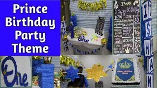1.Prince Birthday Party Theme