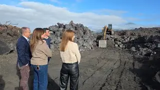 La Palma afronta el reto de recuperar la LP-2 en 14 meses, pese a las altas temperaturas del terreno
