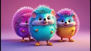 Four Little Hedgehogs Bounce and Roll + More Nursery Rhymes & Kids Songs