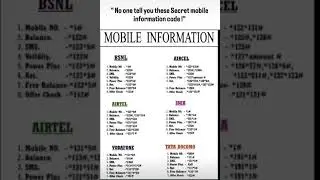 mobile information #information#mobile
