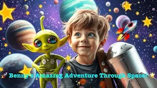 🚀 Benny's Amazing Adventure Through Space! ✨ | Learn About the Solar System! #kidsstory #kids