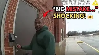 Drunk Driving Scandal 💥 | Police Officer Hits Car, Garage & Loses Job