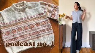no. 1 | roma vest, aggressively cute gift knits, & a ton of wips