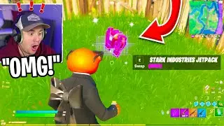 *NEW* Stark Industries Jetpack Gameplay (Fortnite Battle Royale)