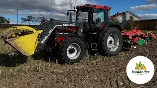Case IH 844 XL mit Agro-Masz 3 Meter Kurzscheibenegge *pure Sound*