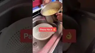 How strainer pasta easily/Pasta hack/#trending #ytshorts #food #secrethacks