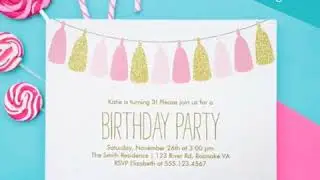Fun and unique birthday party invitations