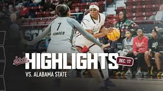 WOMEN'S BASKETBALL | Highlights vs Alabama State - 12/17/25